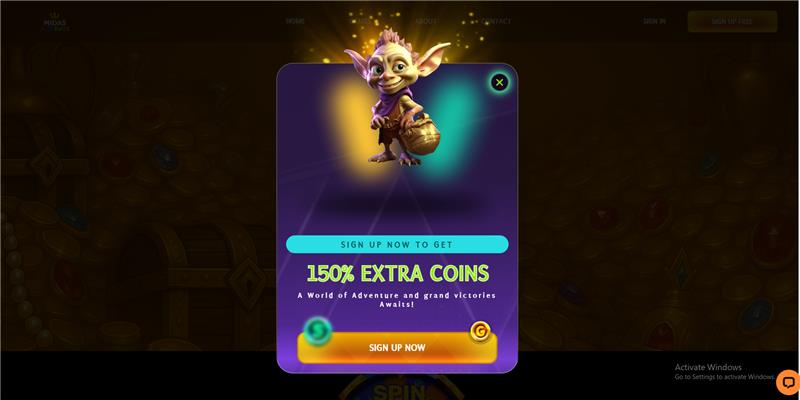 Midas Jackpots lobby preview
